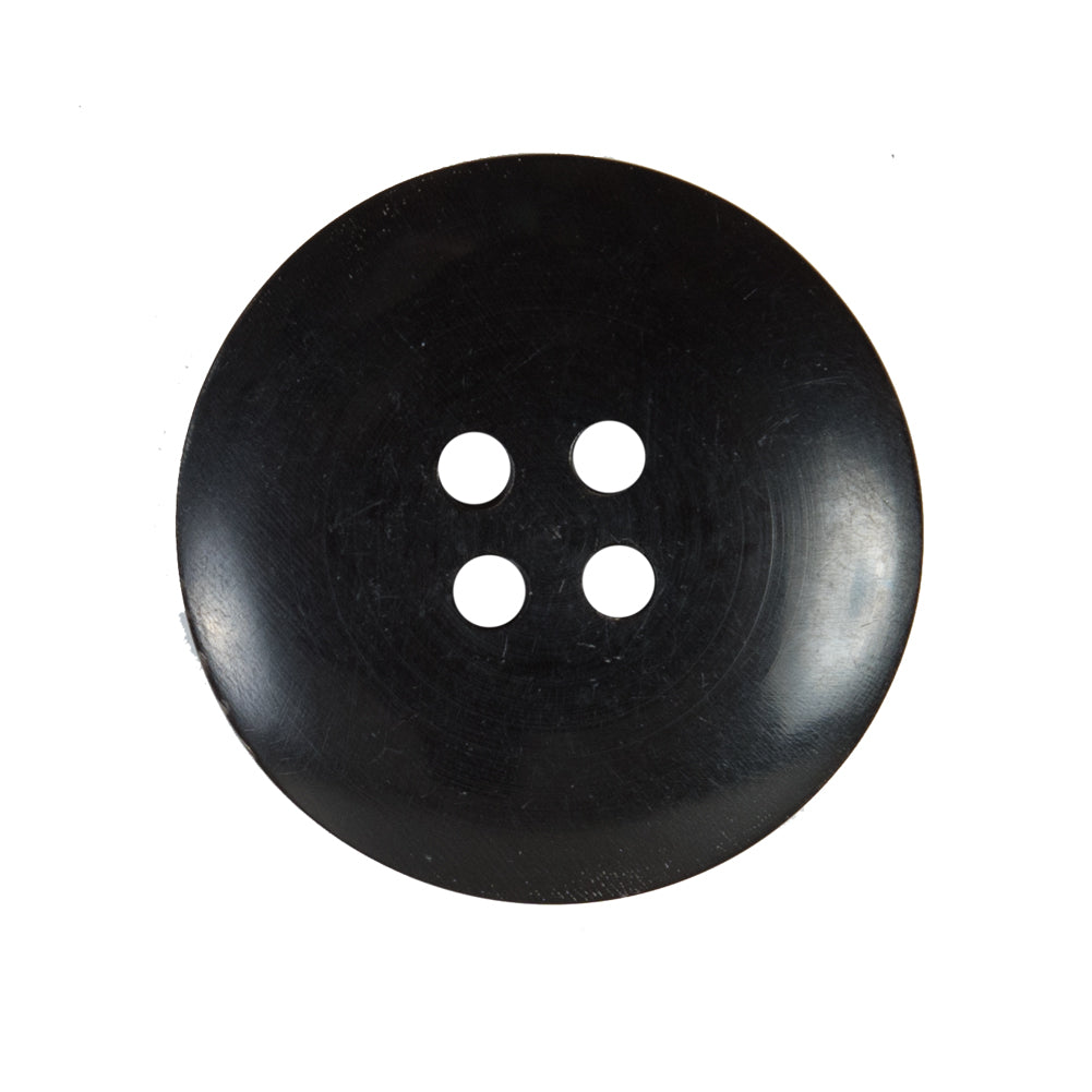 Black and Brown Textural Horn 4-Hole Button - 44L/28mm - Joann Fabrics