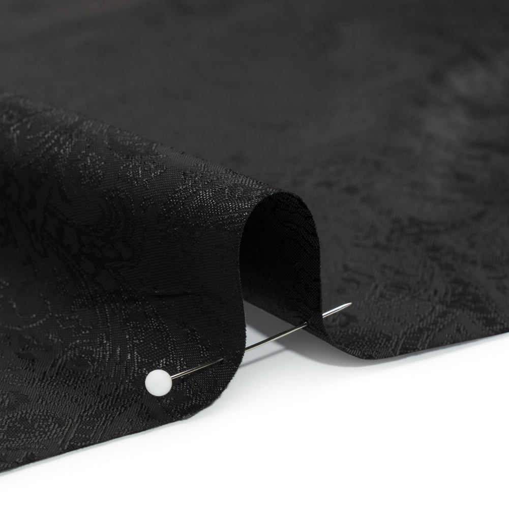 Black Paisley Polyester Jacquard - Joann Fabrics