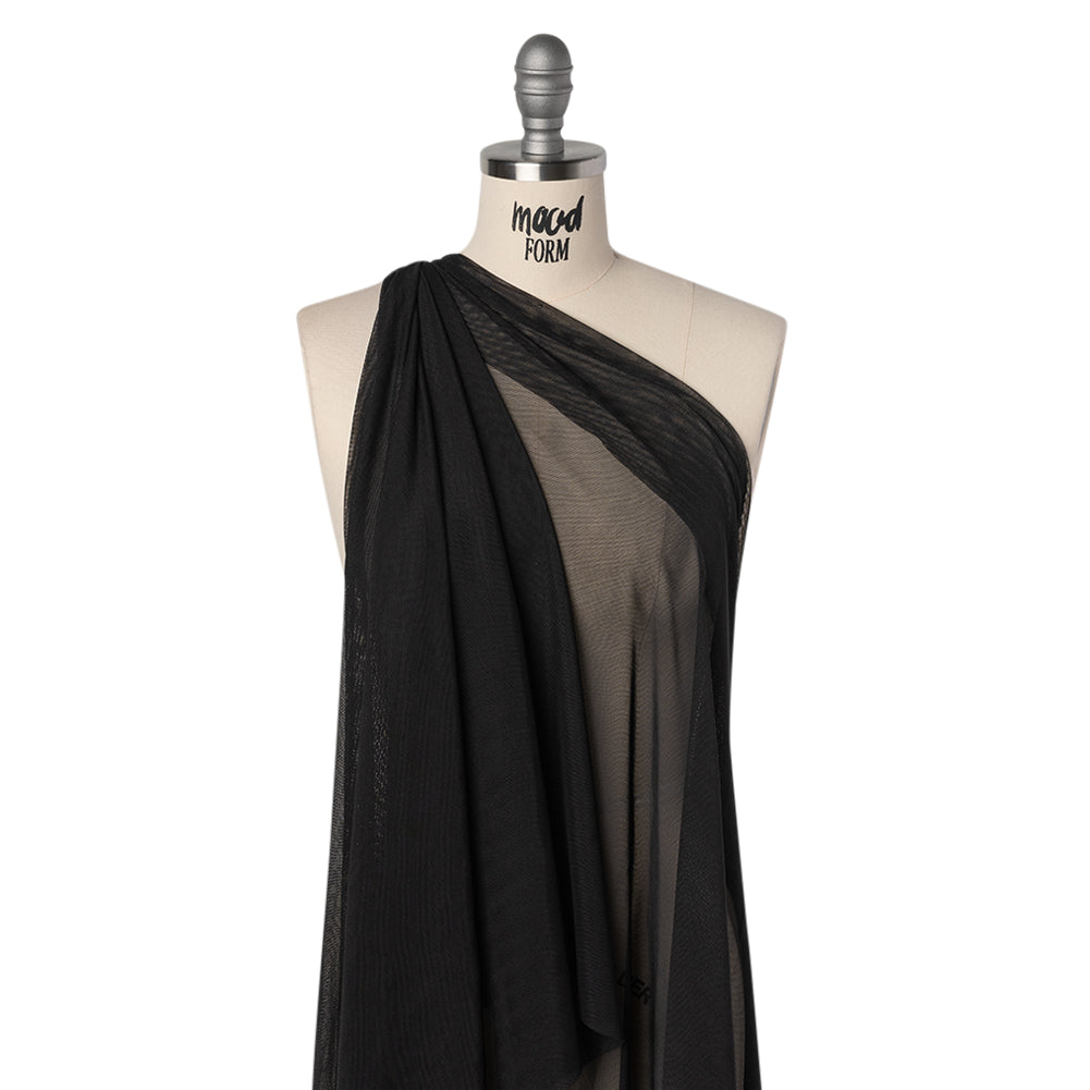 Stretch Polyester Mesh - Black - Designer Deadstock - Joann Fabrics
