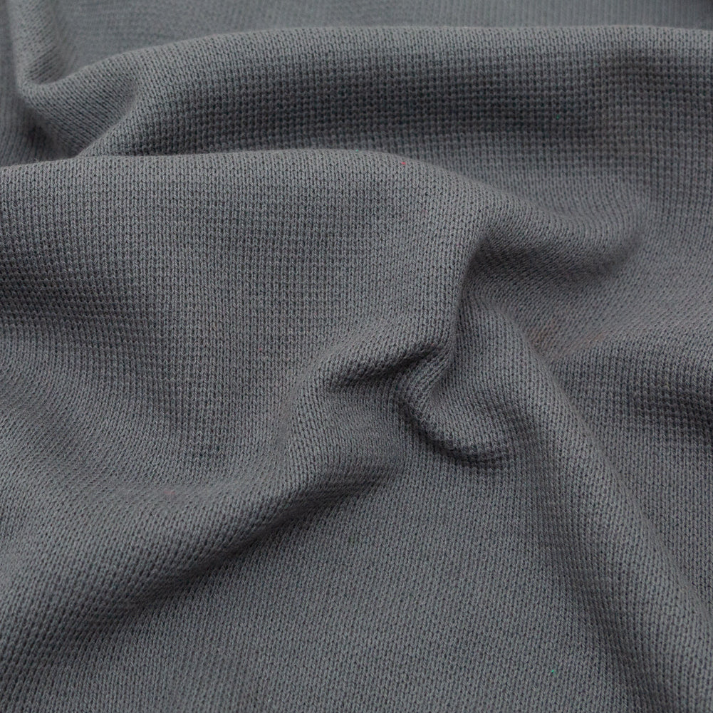 Steel Gray Heavy 1x1 Cotton Rib Knit - Joann Fabrics