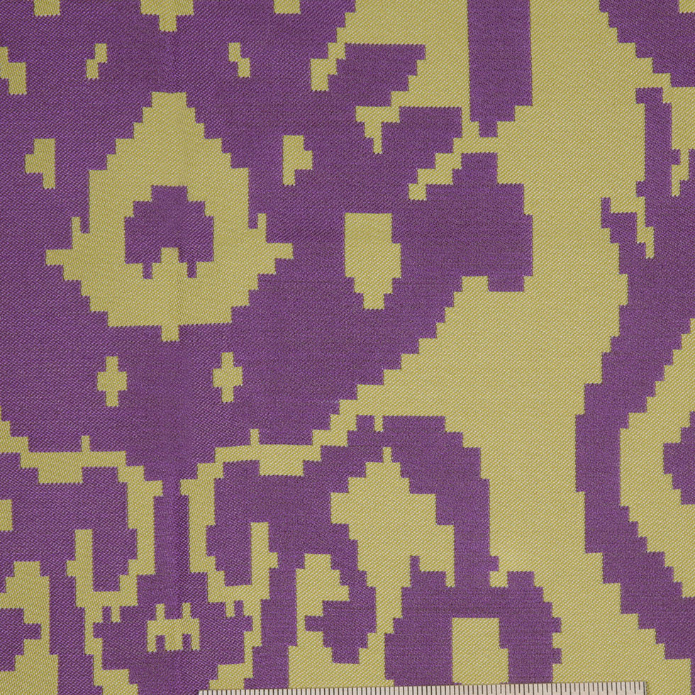 Purple Geometric Polyester Brocade - Joann Fabrics
