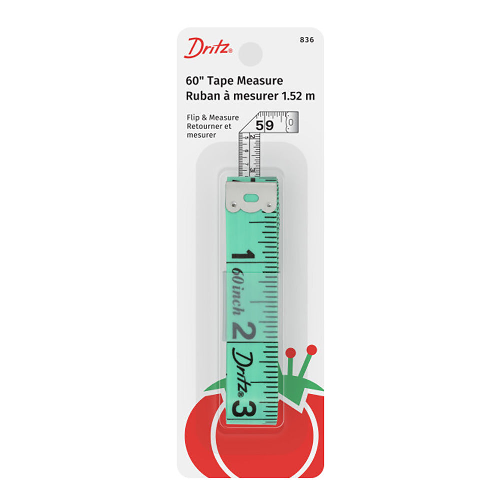 Dritz Fashion Color Tape Measure - Assorted Colors - 60