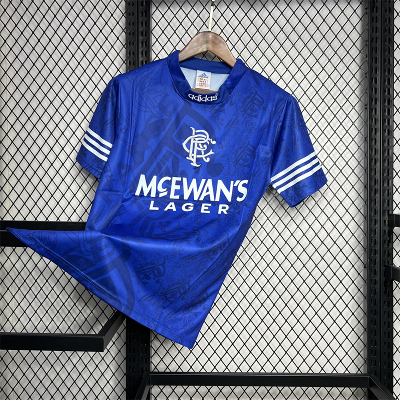 1995/1996 Retro Rangers Home Football Shirt 1:1 Thai Quality