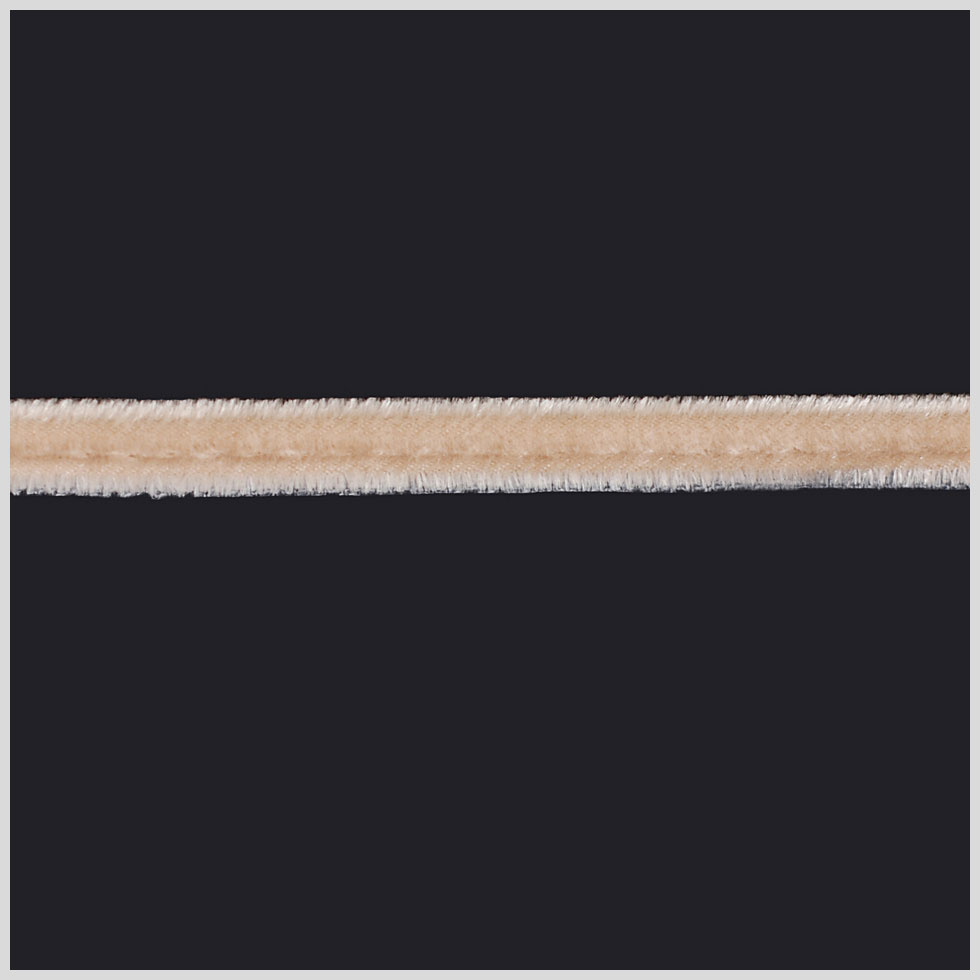 Beige Velvet Cord - 1/8