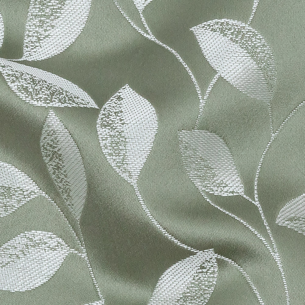 Satin-Faced Jacquard - Sage Foliage - British Imported - Joann Fabrics