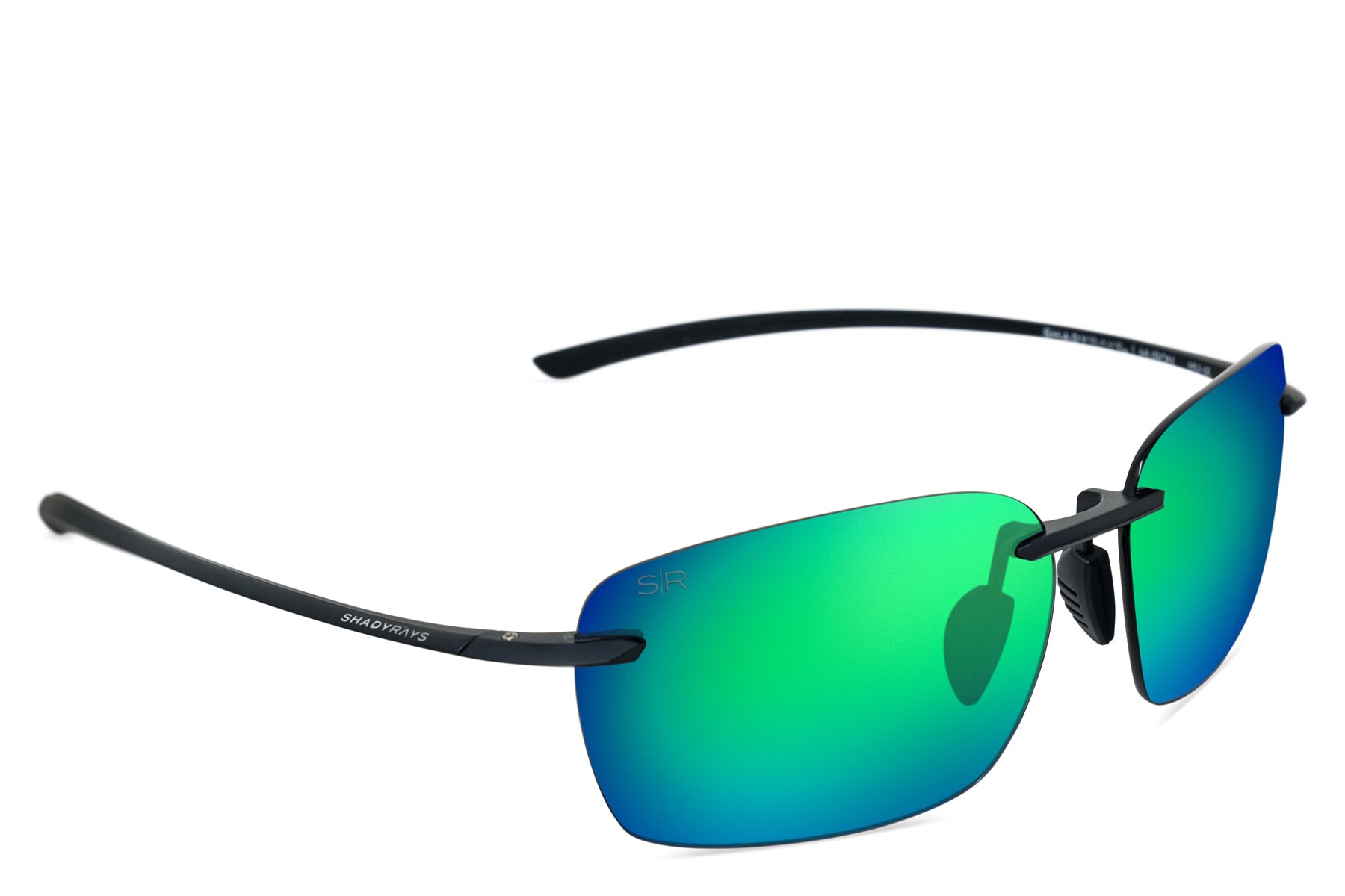 Huron Matte Black – Emerald Polarized