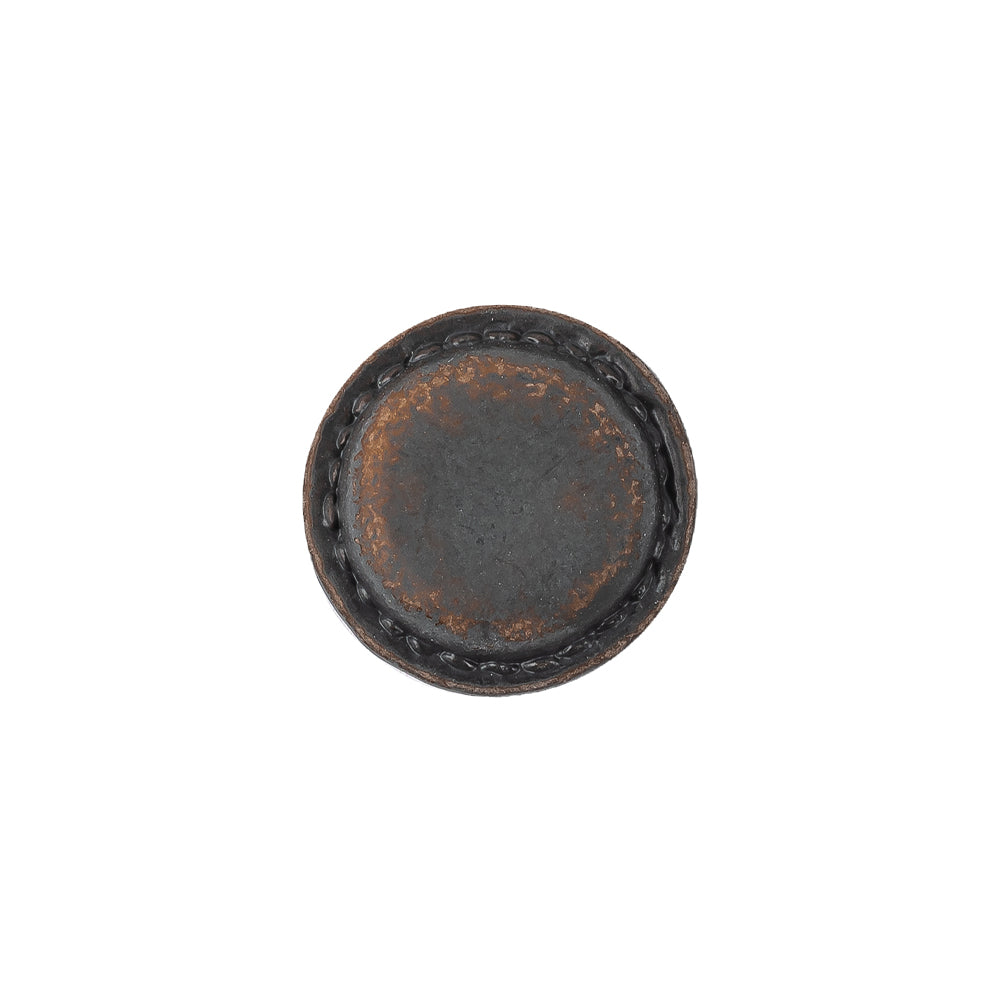 Italian Acorn and Dark Gull Gray Weathered Faux Leather Shank Back Button - 24L/15mm - Joann Fabrics