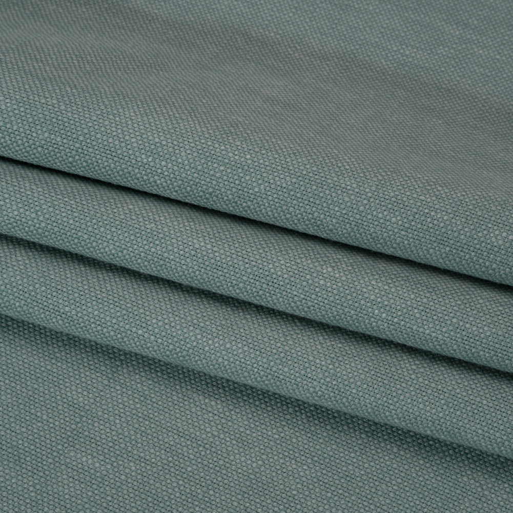 Linen Look Recycled Polyester and Cotton Woven - Azure - British Imported - Joann Fabrics