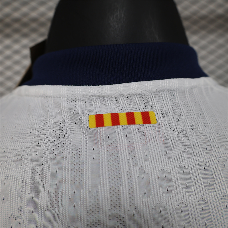 2024/2025 Player Version Barcelona White Coldplay Jersey 1:1 Thai Quality