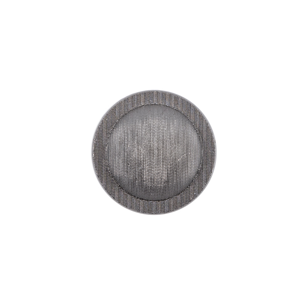 Italian Silver Plated Shank-Back Button - 24L/15mm - Joann Fabrics