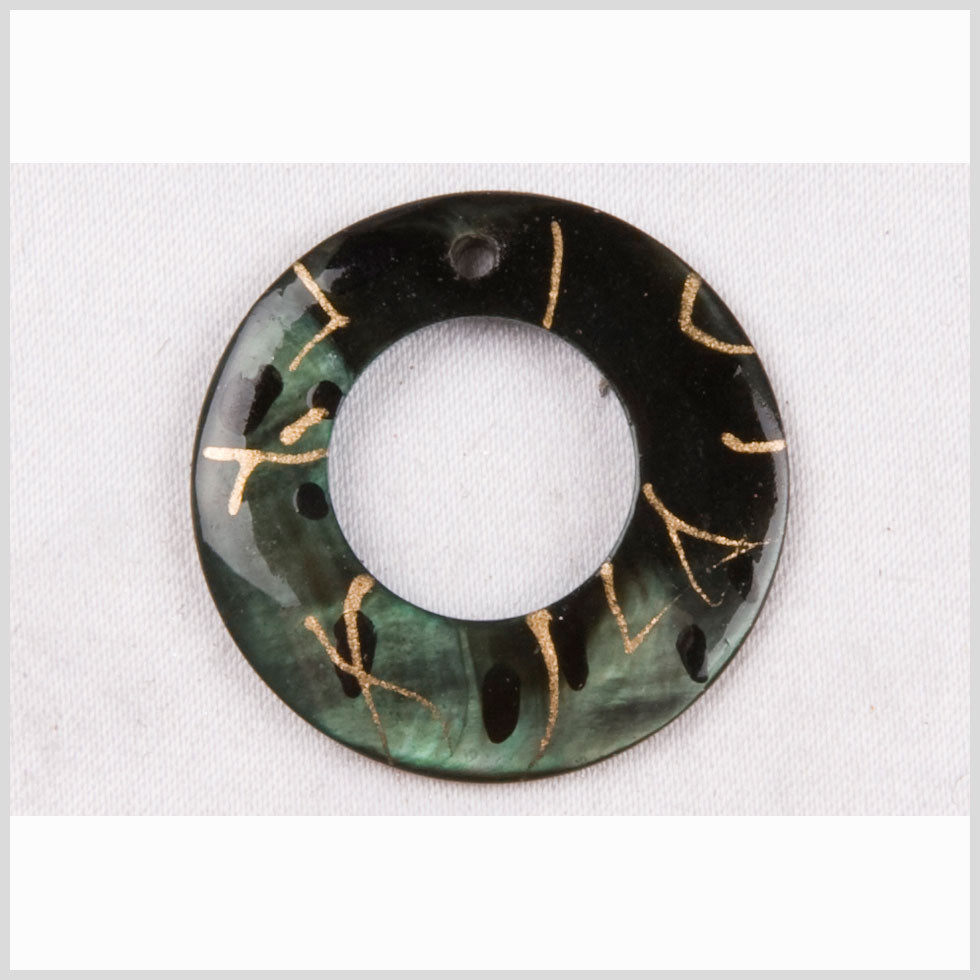 26mm Natural Green Shell Pendant - Joann Fabrics