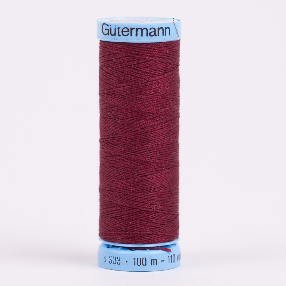 Gutermann Silk Thread 100m - 369 Burgundy - Joann Fabrics