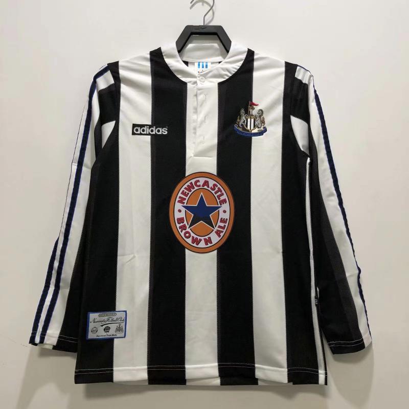 1995/1997 Retro Long Sleeve Newcastle United Home Soccer Jersey 1:1 Thai Quality