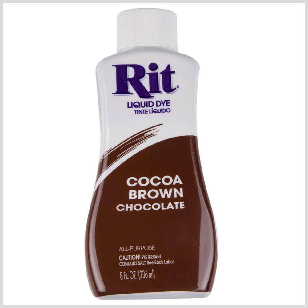 Rit All-Purpose Liquid Fabric Dye - Cocoa Brown - 8oz Bottle - Joann Fabrics