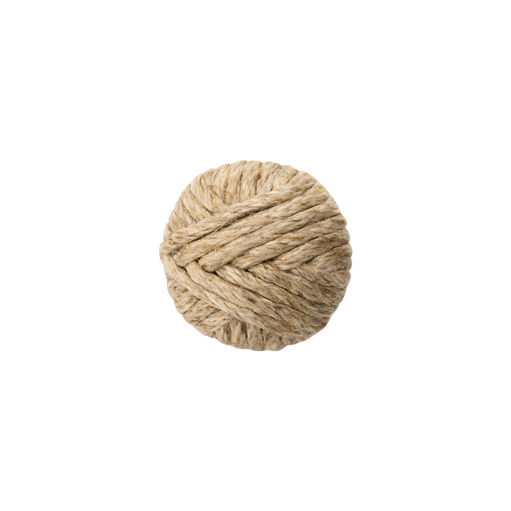 Natural Herringbone Thread Covered Shank Back Button - 24L/15mm - Joann Fabrics