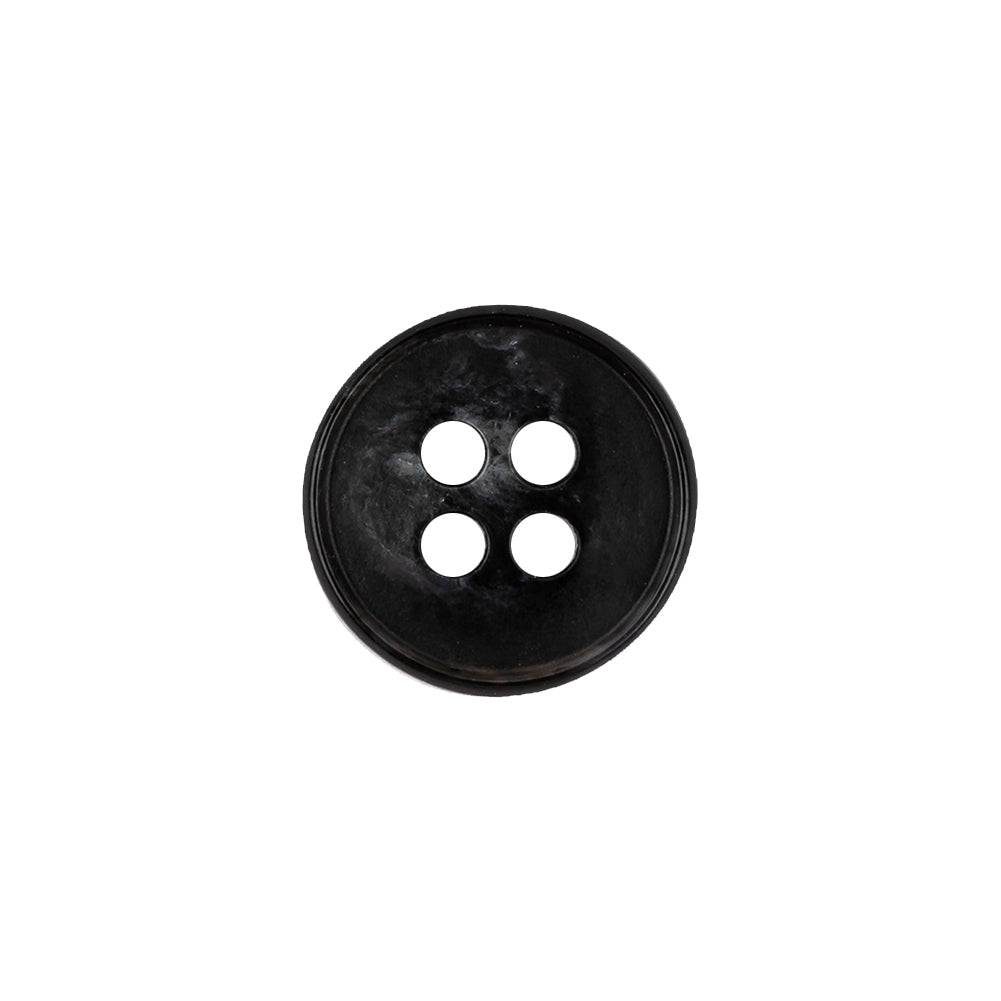 Phantom and Light Gray Abstract Narrow-Rimmed 4-Hole Button - 24L/15mm - Joann Fabrics