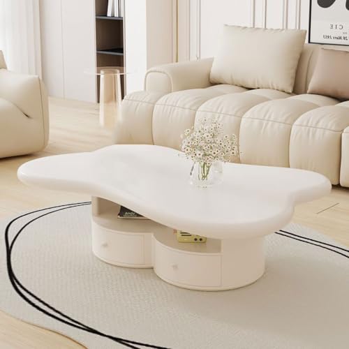 Cloud Coffee Table Cream Style Coffee Table Simple Special-Shaped Small ...