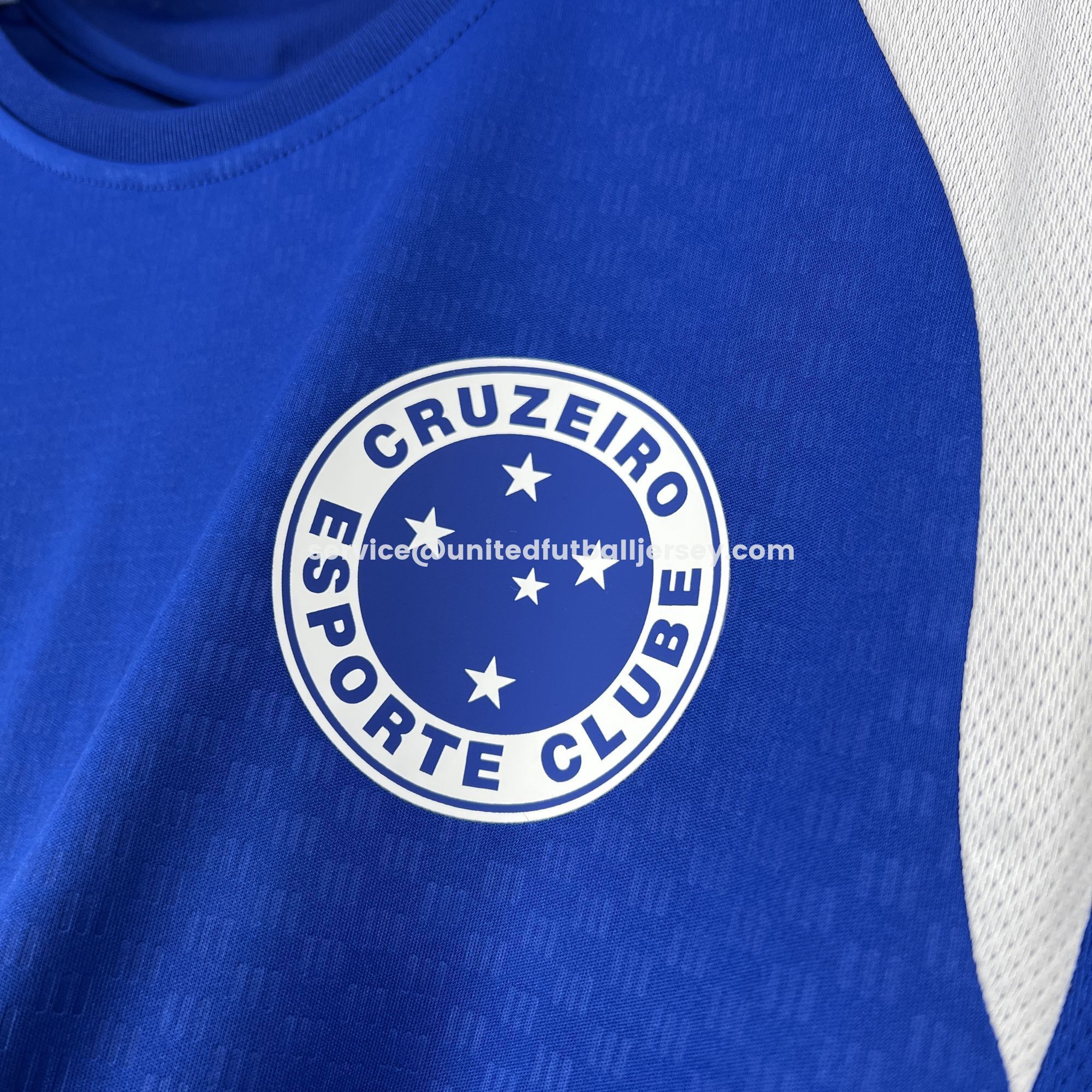 Cruzeiro 25-26 Pre-Match Ocean Blue Training Vest - Fans Version - UnitedFutballJersey
