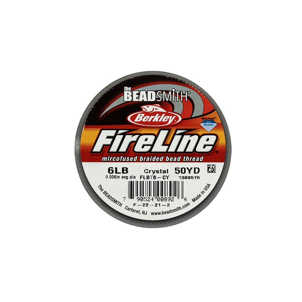 Fireline 6lb Microfused Braided Bead Thread - 50yd Spool - Crystal - Joann Fabrics