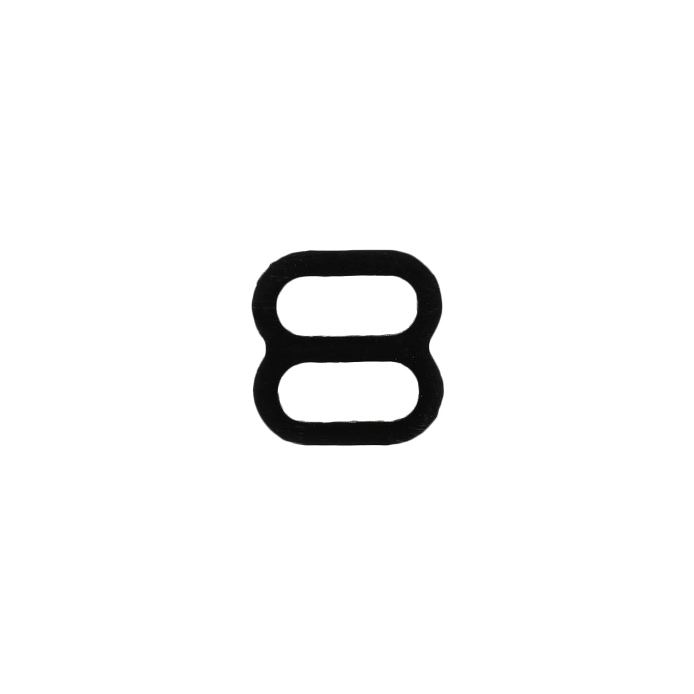 Jet Black Square Slider for 1/4