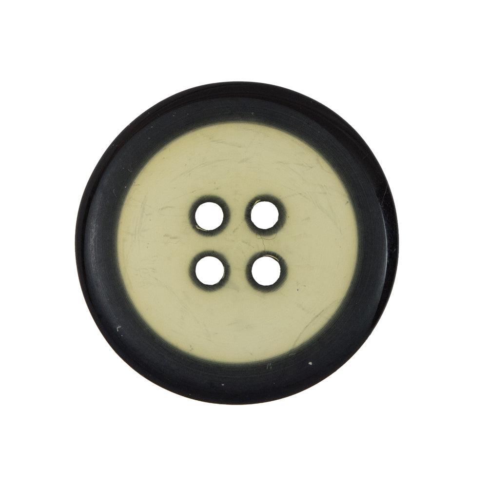 Oasis Green and Black 4-Hole Plastic Button - 44L/28mm - Joann Fabrics