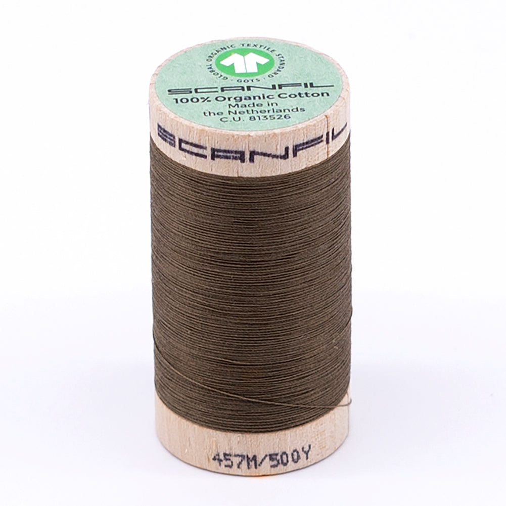 SCANFIL® 50wt Organic Pima Cotton Thread 500 yds - 4824 Lead Gray - Joann Fabrics
