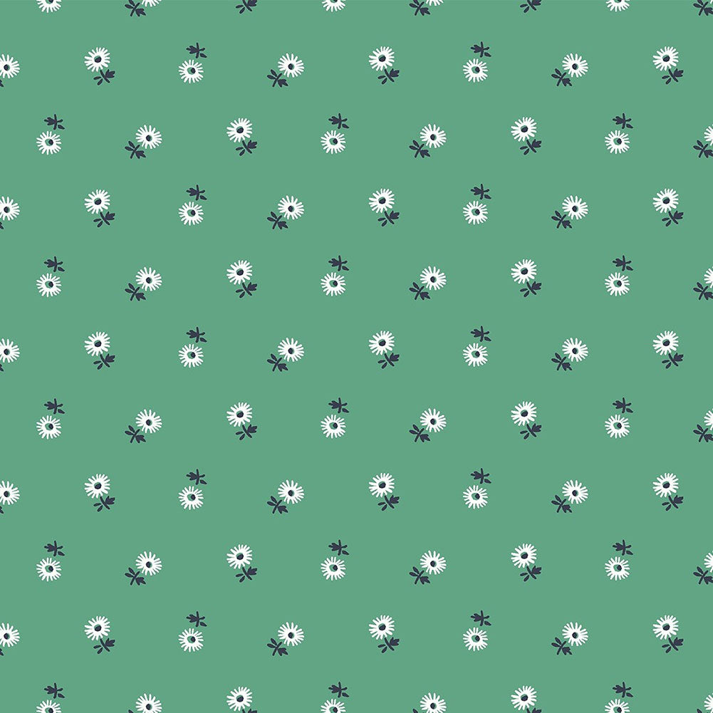 Liberty Art Fabrics Green Sunshine Daisy Lasenby Quilting Cotton - Joann Fabrics