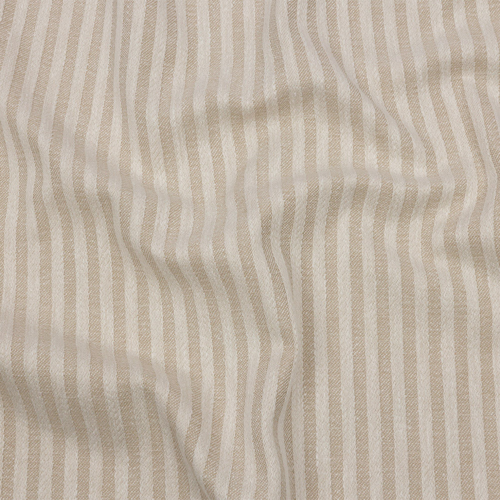 Cotton and Polyester Woven - Linen - Raised Stripes - British Imported - Joann Fabrics