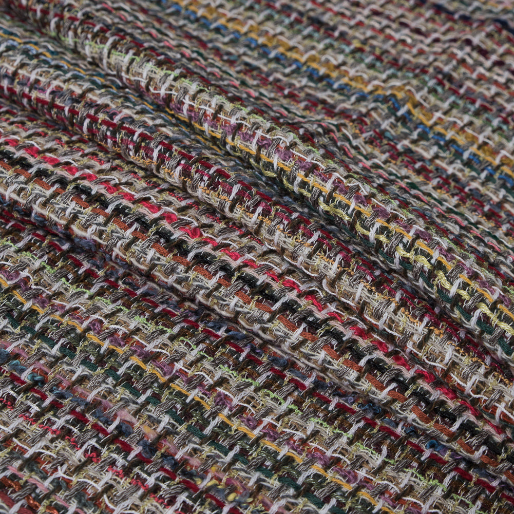 Multicolor Loosely Woven Wool Tweed - Joann Fabrics