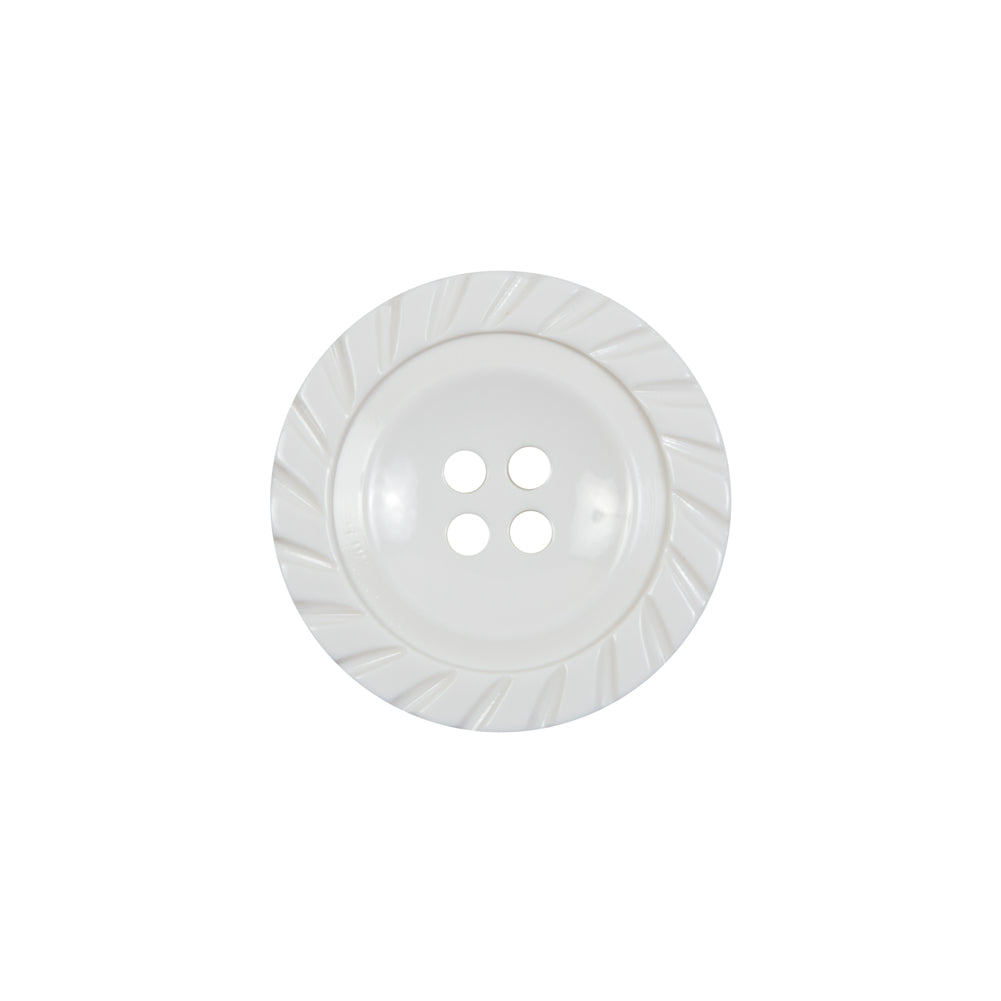 White Plastic 4-Hole Button - 32L/20mm - Joann Fabrics