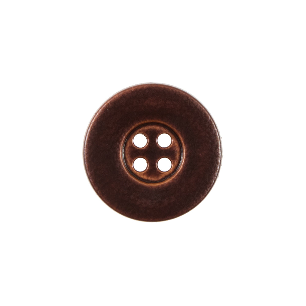 Italian Dark Brown 4-Hole Plastic Button -32L/20mm - Joann Fabrics