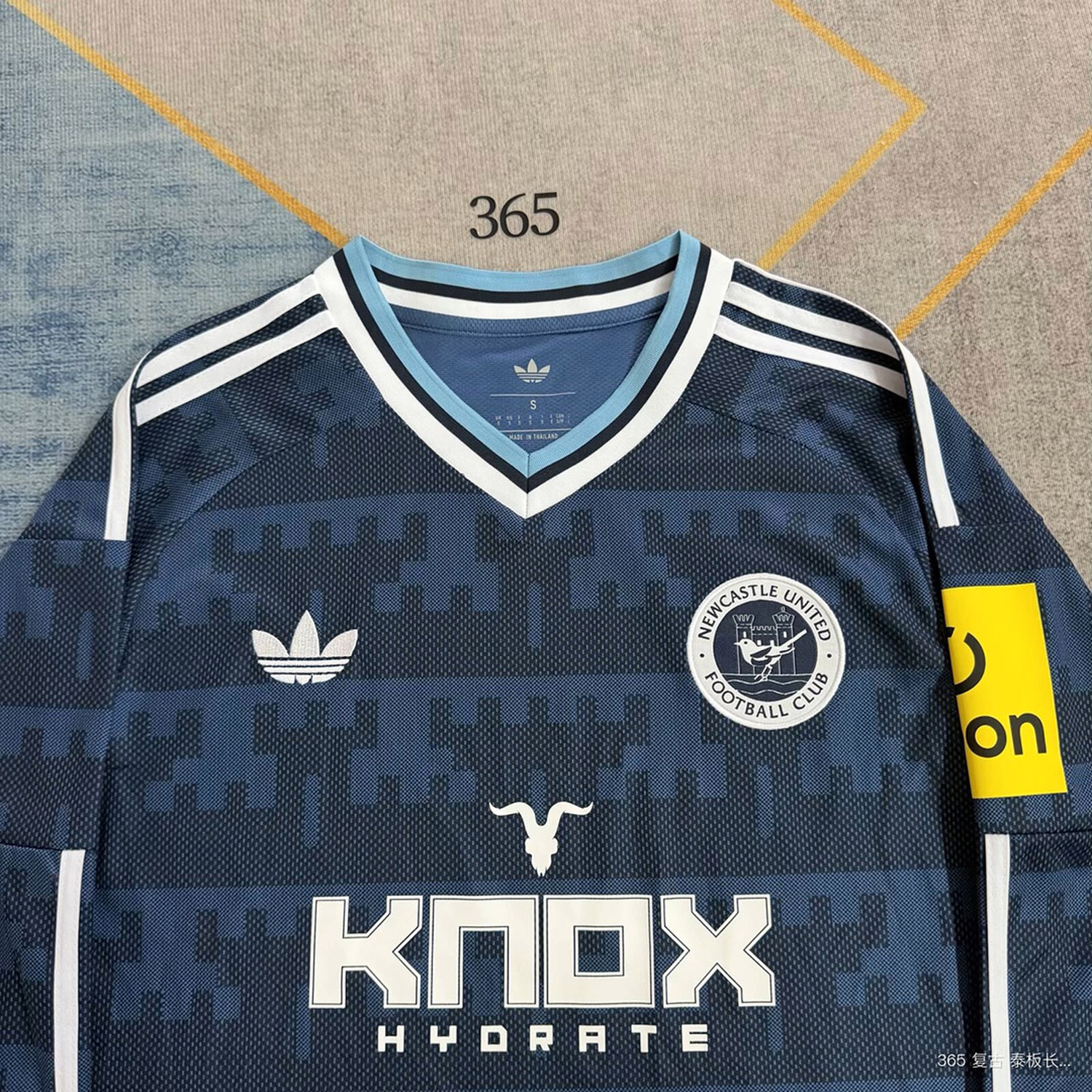 Newcastle United 26-27 Away Long Sleeves Jersey - Fans Version - UnitedFutballJersey