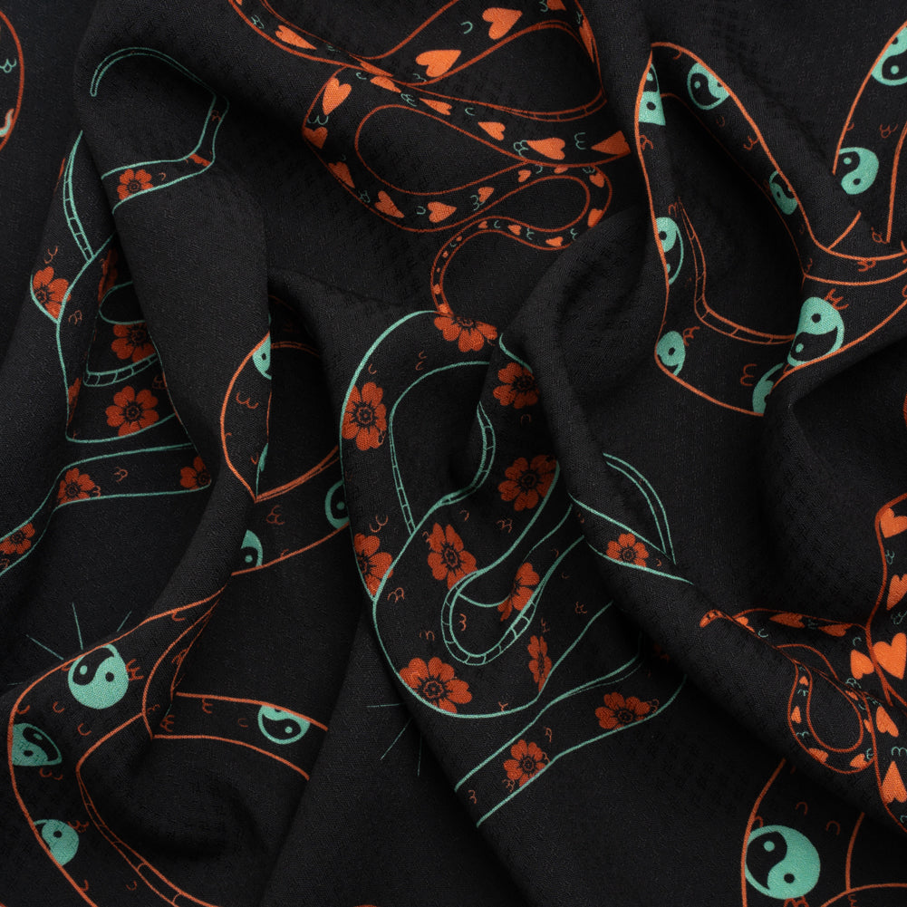 Mood Exclusive Love Intertwined Sustainable Viscose Diamond Jacquard - Joann Fabrics