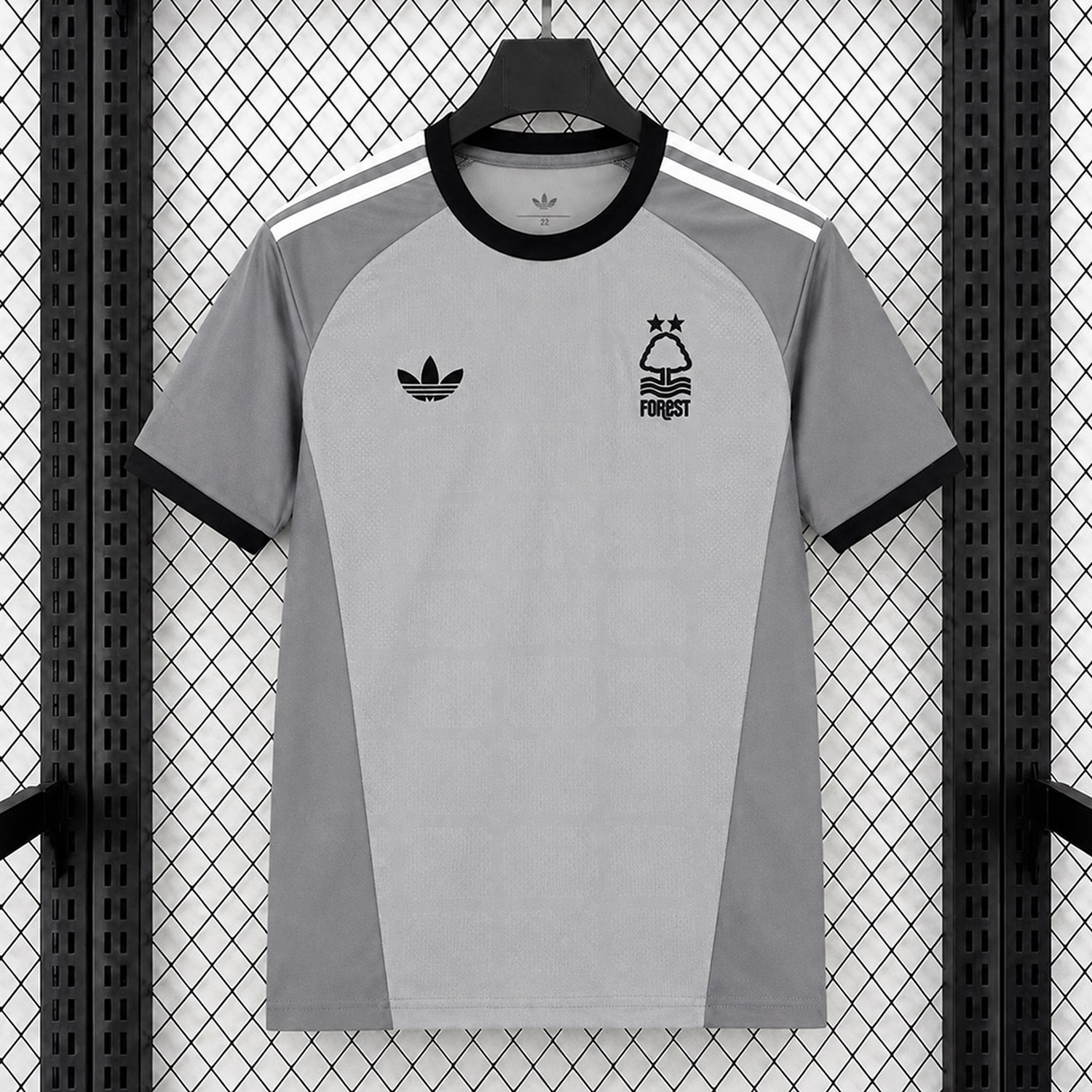 Nottingham Forest 26-27 Grey Black Goalkeeper Jersey - Fans Version - UnitedFutballJersey
