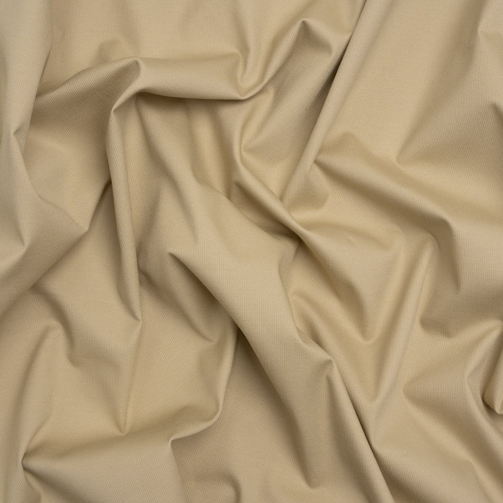 Vertical Ribs Creped Stretch Cotton Dobby - Beige - Joann Fabrics