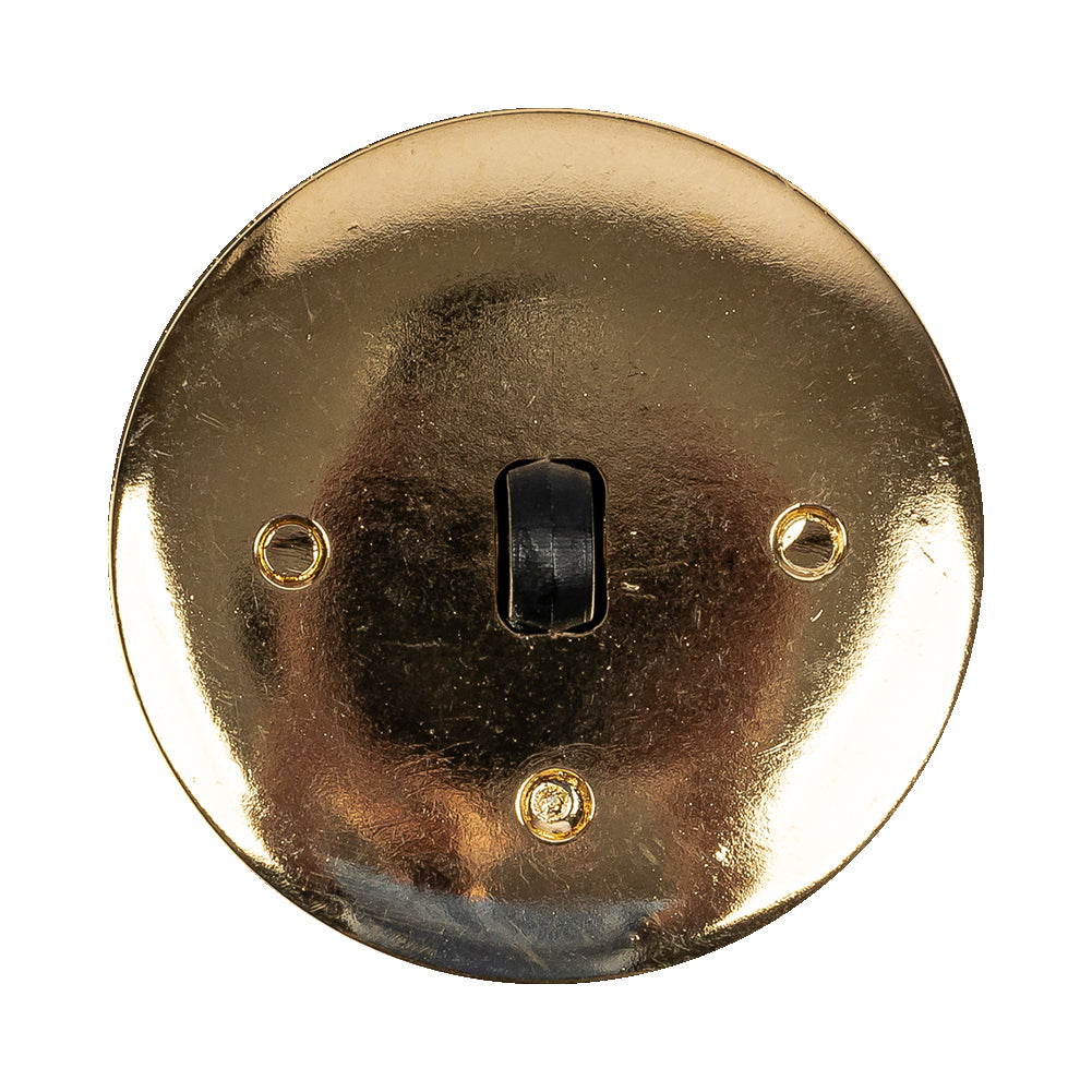 Black/Gold Rhinestone Button - 54L/34mm - Joann Fabrics