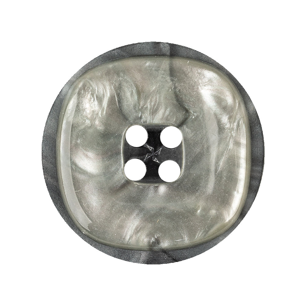 Light Smoke Gray Iridescent 3D Square Circular 4-Hole Button - 44L/28mm - Joann Fabrics