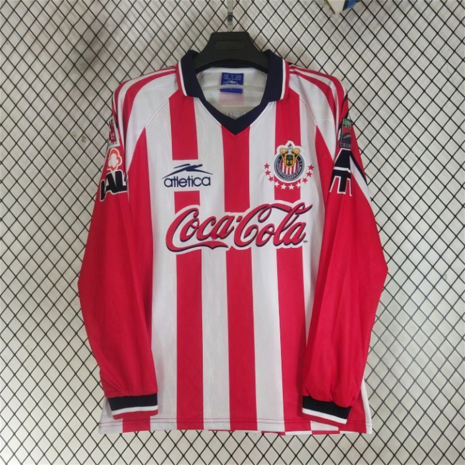 Retro Chivas de Guadalajara 1998-99 Home Long Sleeves Jersey - UnitedFutballJersey