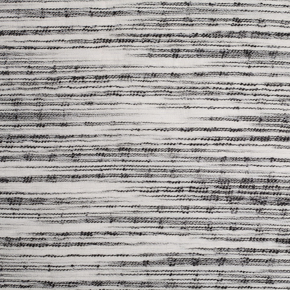 Black/White Textural Striated Cotton Blend - Joann Fabrics