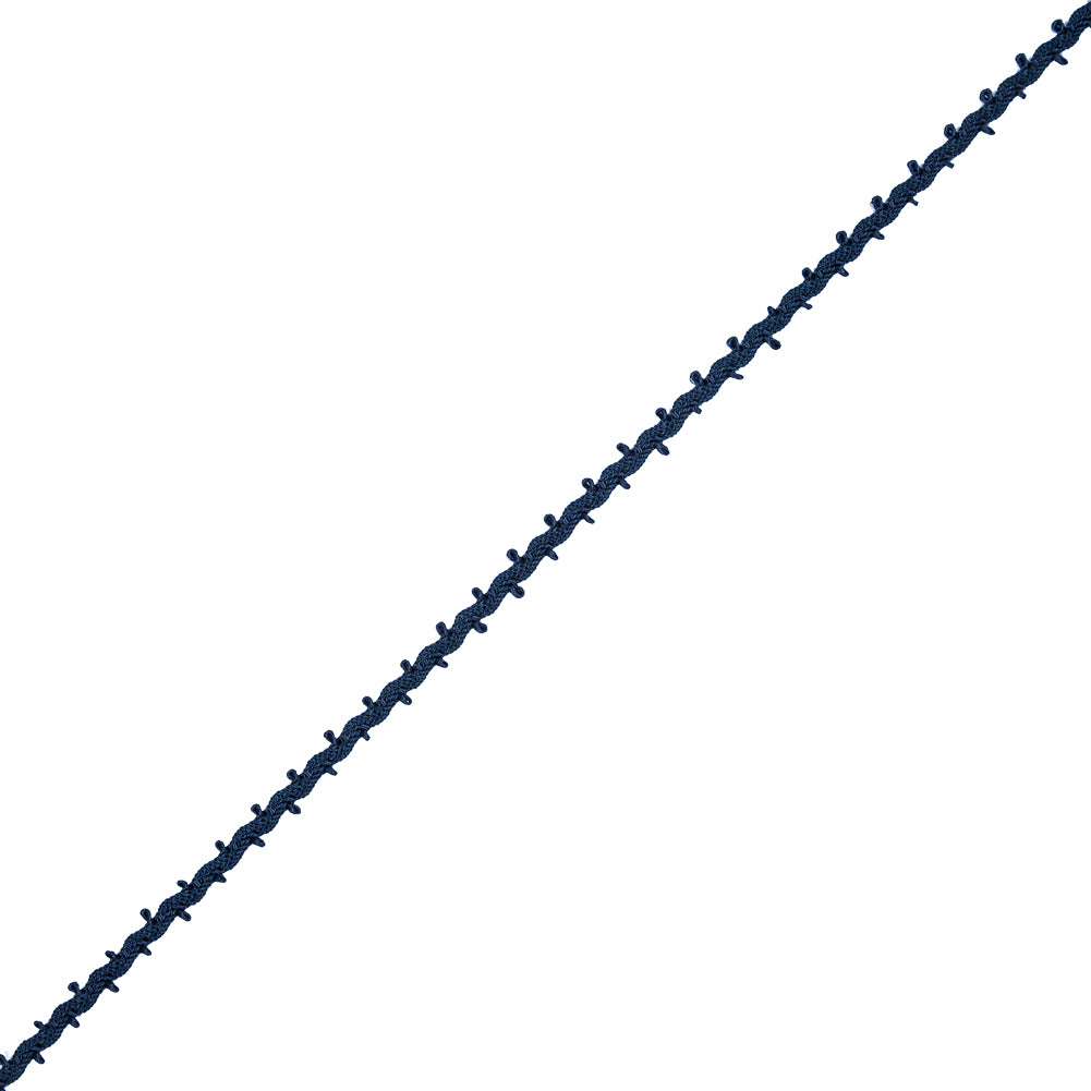 Navy European Crochet Trim - 0.25
