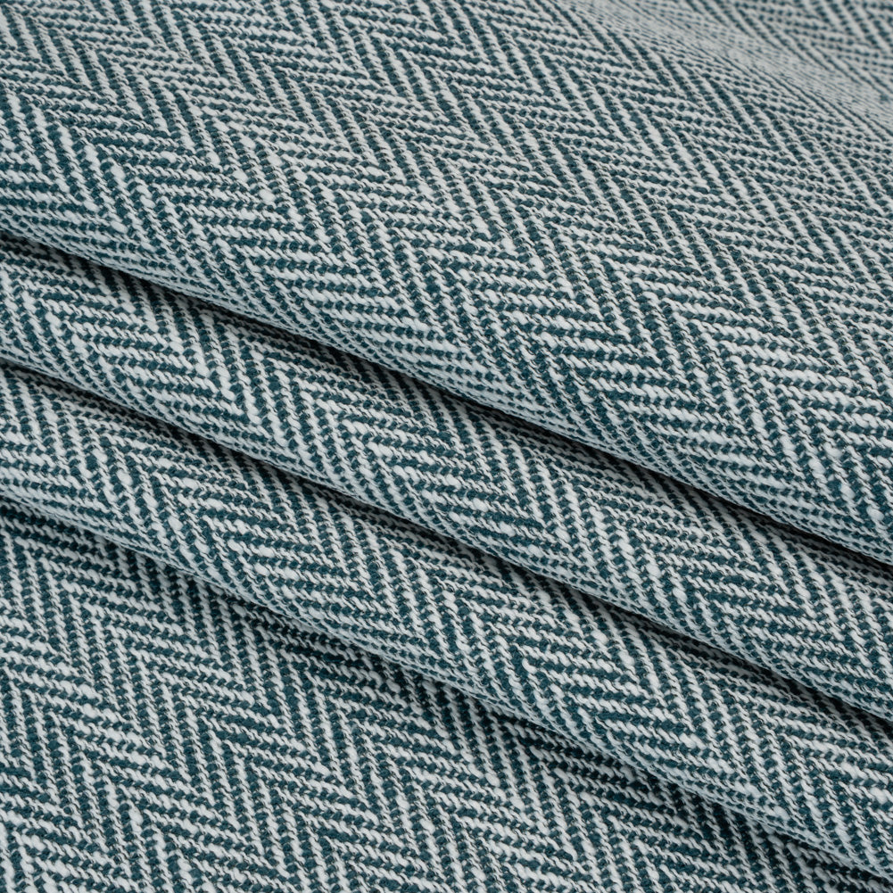 Recycled Polyester Home Decor Twill - Navy Herringbone - British Imported - Joann Fabrics
