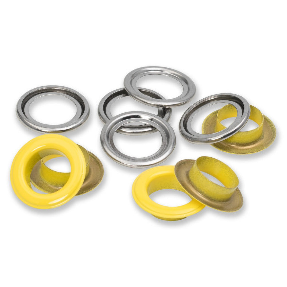 Prym Eyelets with Washers - Yellow 14mm - 15pc - Joann Fabrics