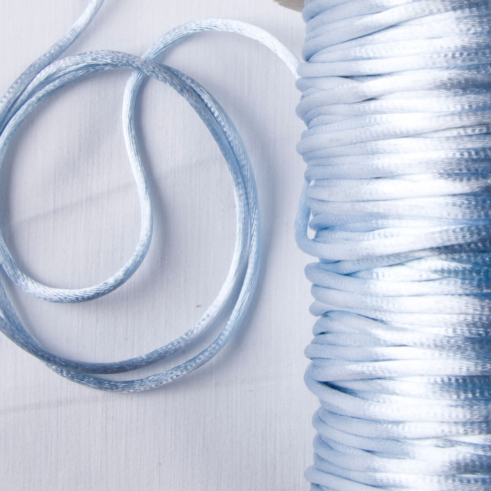 1mm Light Blue Rattail Cord - Joann Fabrics