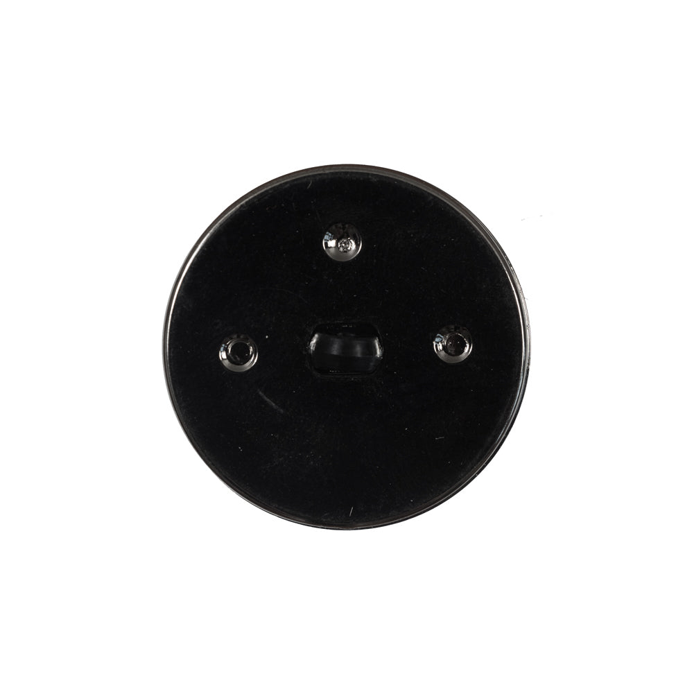 Italian Black and Silver Plastic Shank Back Button - 36L/23mm - Joann Fabrics
