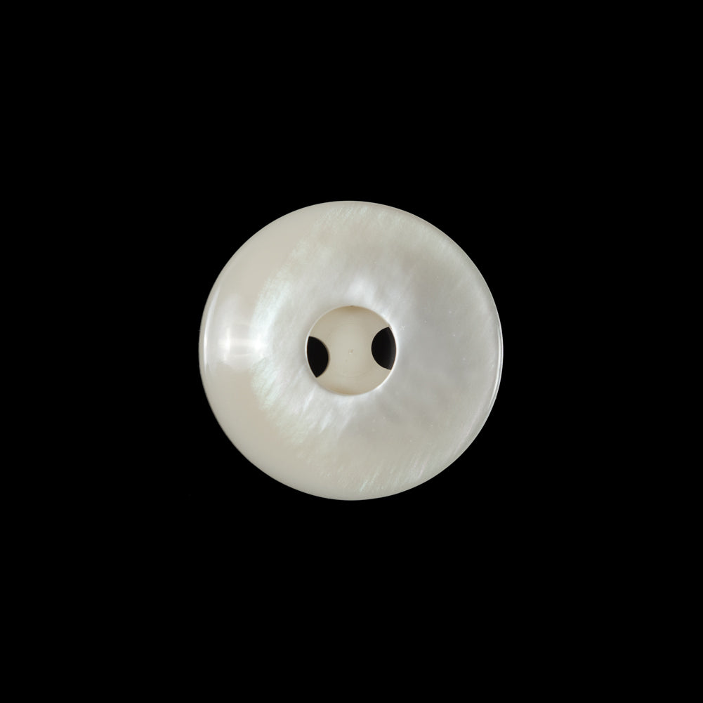 Italian Beige Iridescent 2-Hole Button - 28L/18mm - Joann Fabrics