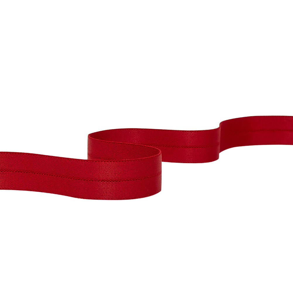 Italian Red Foldover Stretch Trim - 0.875