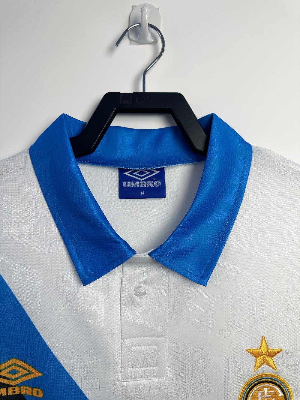 1994-1995 Retro Inter Milan Away Football Jersey 1:1 Thai Quality