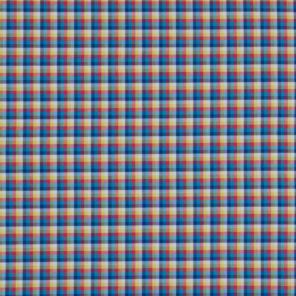Multicolor Checkered Cotton Shirting - Joann Fabrics