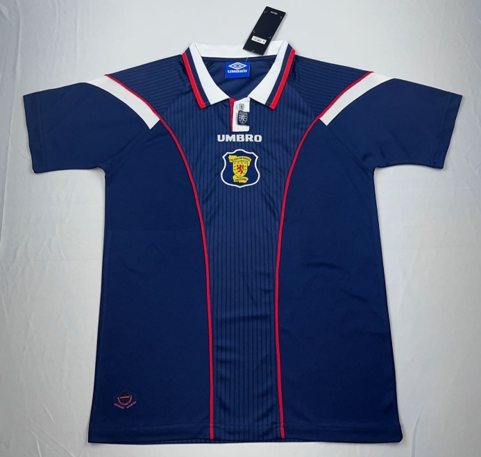 1996-1998 Retro Scotland National Team Home Football Shirt 1:1 Thai Quality