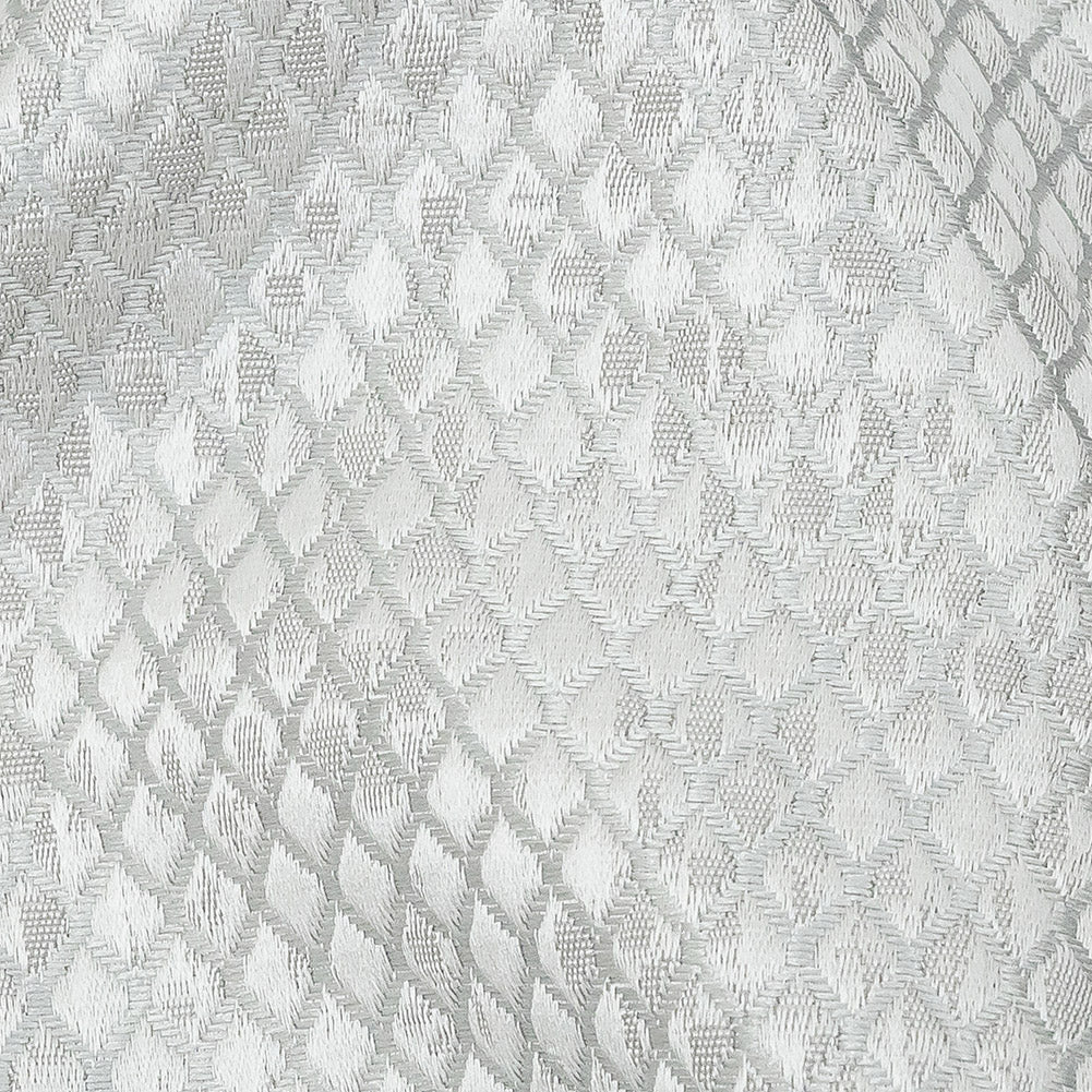 Polyester Jacquard - Platinum Diamonds - British Imported - Joann Fabrics